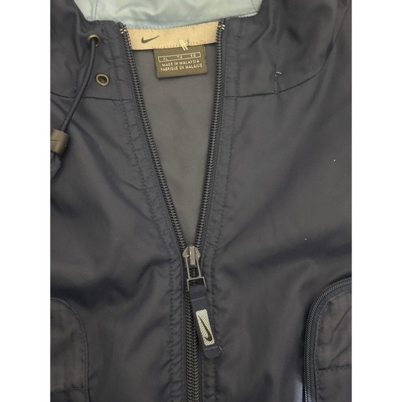 Vintage 90s -00s Nike Jacket Mens XL Blue Full Zip Windbreaker Jacket Y2K - Picture 6 of 9